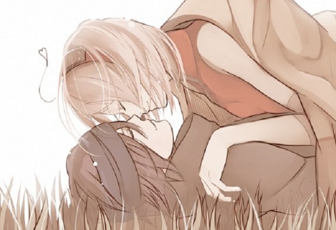 Саске и Сакура - Наруто арт/ Sasuke Sakura - Naruto art