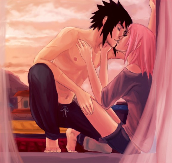 Саске и Сакура - Наруто арт/ Sasuke Sakura - Naruto art